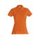 Polo mujer Basic Polo Ladies. Color naranja rojizo.