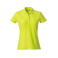 Polo mujer Basic Polo Ladies. Color verde alta visibilidad.