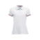Polo mujer Newton Ladies. Color blanco.