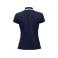 Polo cuello listado mujer Seattle Ladies. Color azul oscuro.