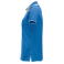 Polo cuello listado mujer Seattle Ladies. Color azul bright blue.