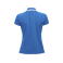 Polo cuello listado mujer Seattle Ladies. Color azul bright blue.