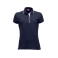 Polo cuello listado mujer Seattle Ladies. Color azul oscuro.