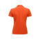Polo mujer Manhattan Ladies. Color naranja rojizo.