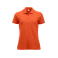 Polo mujer Manhattan Ladies. Color naranja rojizo.