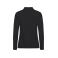 Polo de manga larga mujer Manhattan L/S Ladies. Color negro.