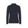 Polo de manga larga mujer Manhattan L/S Ladies. Color azul oscuro.