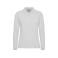 Polo de manga larga mujer Manhattan L/S Ladies. Color blanco.