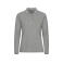 Polo de manga larga mujer Manhattan L/S Ladies. Color gris marengo.
