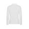 Polo de manga larga mujer Stretch Premium Polo L/S Ladies. Color blanco.