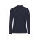 Polo de manga larga mujer Stretch Premium Polo L/S Ladies. Color azul oscuro.
