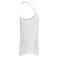 Camiseta sin mangas mujer Slub Tanktop Ladies. Color blanco.