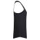 Camiseta sin mangas mujer Slub Tanktop Ladies. Color negro.