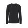 Camiseta de manga larga mujer Premium Fashion-T LS Ladies. Color negro.