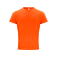 Camiseta orgánica hombre Classic OC-T. Color naranja.