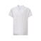 Polo talla grande mujer Curves polo. Color white.