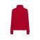 Polar con media cremallera mujer Micro fleece. Color red.
