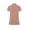 Polo básico mujer Regular. Color pink vintage.