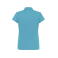 Polo básico mujer Regular. Color turquoise.
