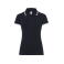 Polo básico mujer Regular. Color navy white.
