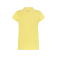 Polo básico mujer Regular. Color light yellow.