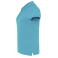 Polo básico mujer Regular. Color turquoise.