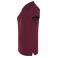 Polo básico mujer Regular. Color burgundy.
