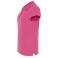 Polo básico mujer Regular. Color azalea.