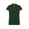 Polo básico mujer Regular. Color bottle green.
