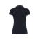Polo básico mujer Regular. Color navy white.