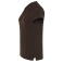 Polo básico mujer Regular. Color chocolate.