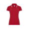 Polo básico mujer Regular. Color red/white.