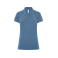 Polo básico mujer Regular. Color petrol blue.