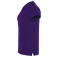 Polo básico mujer Regular. Color purple.
