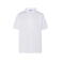 Camisa oxford manga corta mujer Shloxfss. Color white.