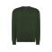 Sudadera básica unisex Sweatshirt. Color bottle green.