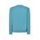 Sudadera básica unisex Sweatshirt. Color aquamarine.