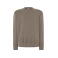 Sudadera básica unisex Sweatshirt. Color brown dark.