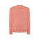Sudadera básica unisex Sweatshirt. Color coral.