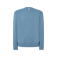 Sudadera básica unisex Sweatshirt. Color petrol blue.