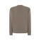 Sudadera básica unisex Sweatshirt. Color brown dark.