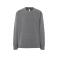 Sudadera básica unisex Sweatshirt. Color dark grey melange.