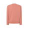 Sudadera básica unisex Sweatshirt. Color coral.