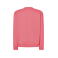 Sudadera básica unisex Sweatshirt. Color fucsia fluor.
