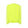Sudadera básica unisex Sweatshirt. Color gold fluor.