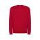 Sudadera básica unisex Sweatshirt. Color red.