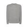 Sudadera básica unisex Sweatshirt. Color grey melange.