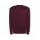 Sudadera básica unisex Sweatshirt. Color burgundy.