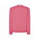 Sudadera básica unisex Sweatshirt. Color fucsia fluor.