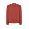 Sudadera básica unisex Sweatshirt. Color canary red.